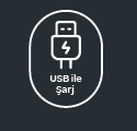 USB ile Şarj